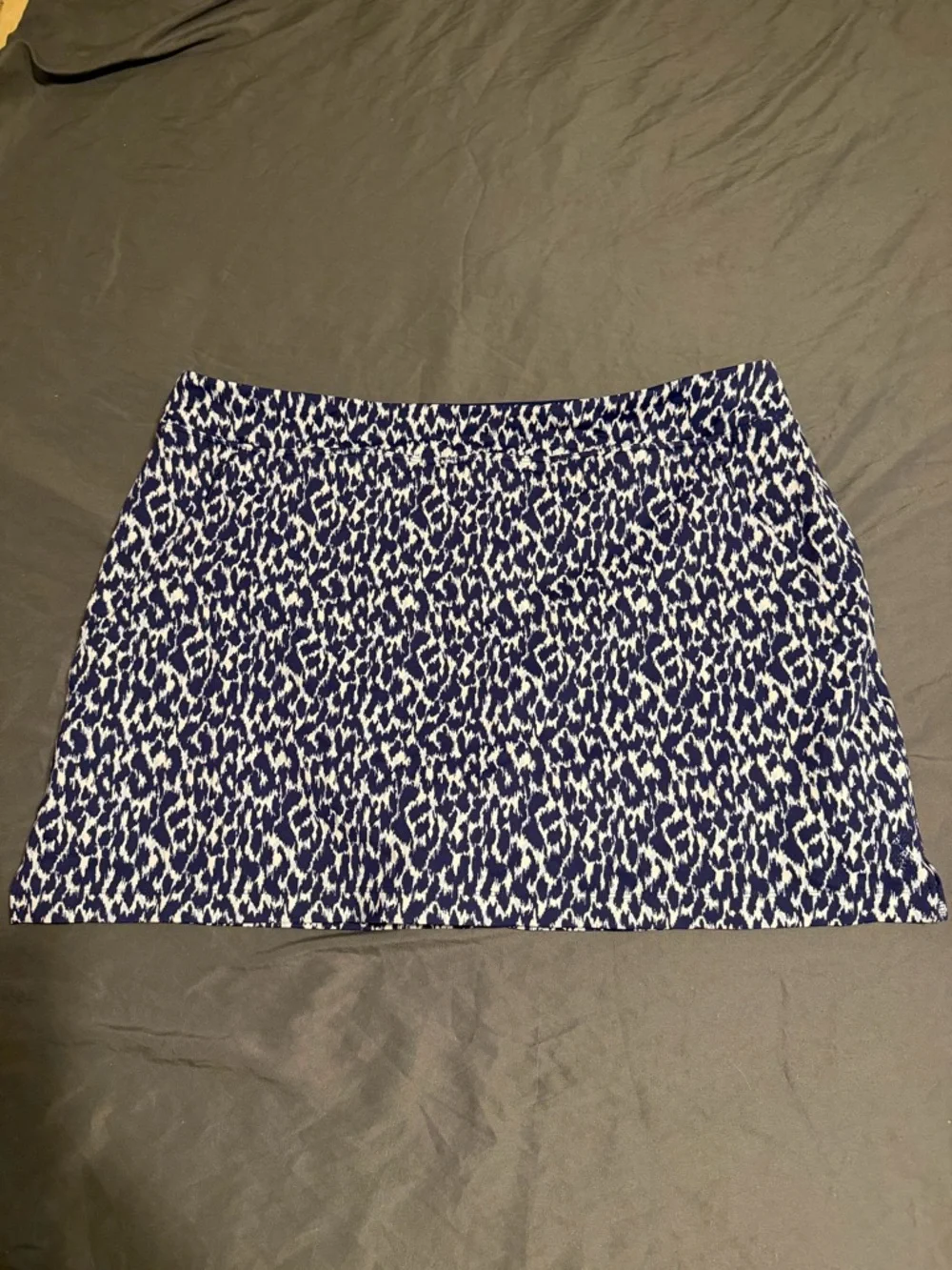 Tommy Bahama Navy and White Printed Mini Skirt - Picture 1 of 4